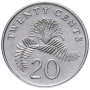 20 центов Сингапур 1997