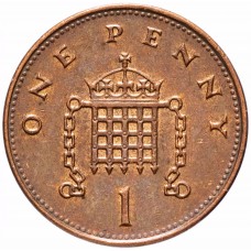 1 пенни Великобритания 1998-2008 (Елизавета II)
