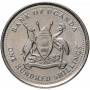 100 шиллингов Уганда 1998-2008