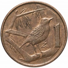 1 цент Каймановы острова 1999-2017