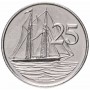 25 центов Каймановы острова 1999-2017