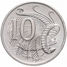 10 центов Австралия 1999-2019