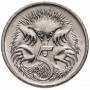 5 центов Австралия 1999-2019