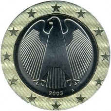 1 евро Германия 2003 A