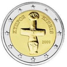 2 евро Кипр 2009