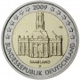 2 Евро 2009 Германия XF .Четвёртая монета серии «Федеральные земли Германии» — Церковь Людвига в Саарбрюккене, Саар