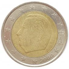 2 евро Бельгия 2000 года
