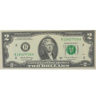 США 2 доллара 2009-2017, UNC