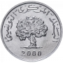 1 миллим Тунис 2000 - Дуб