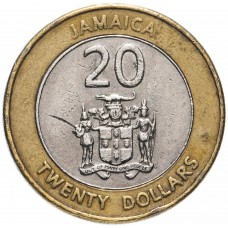 20 долларов Ямайка 2000-2008