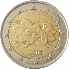 2 евро Финляндия  2001