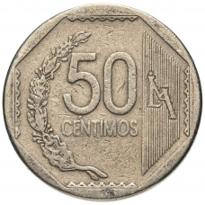 50 сентимо Перу 2001-2022