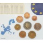 Набор евро Нидерланды 2001 года, в буклете 8 штук