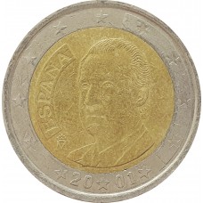 2 евро Испания 2001