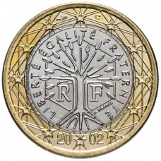 2 евро Франция 2002