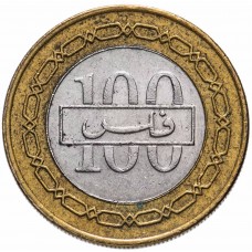 100 филсов  Бахрейн  2002-2008