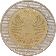 2 евро Германия 2002 G
