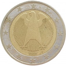 2 евро Германия 2002 J