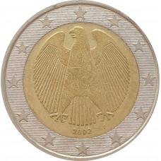 2 евро Германия 2002 F