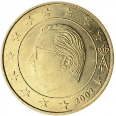 50 евро центов Бельгия 2002 XF