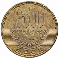 50 колонов Коста-Рика 2006-2015