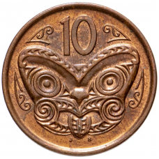 10 центов Новая Зеландия 2006-2019
