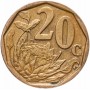  20 центов ЮАР 2001-2019