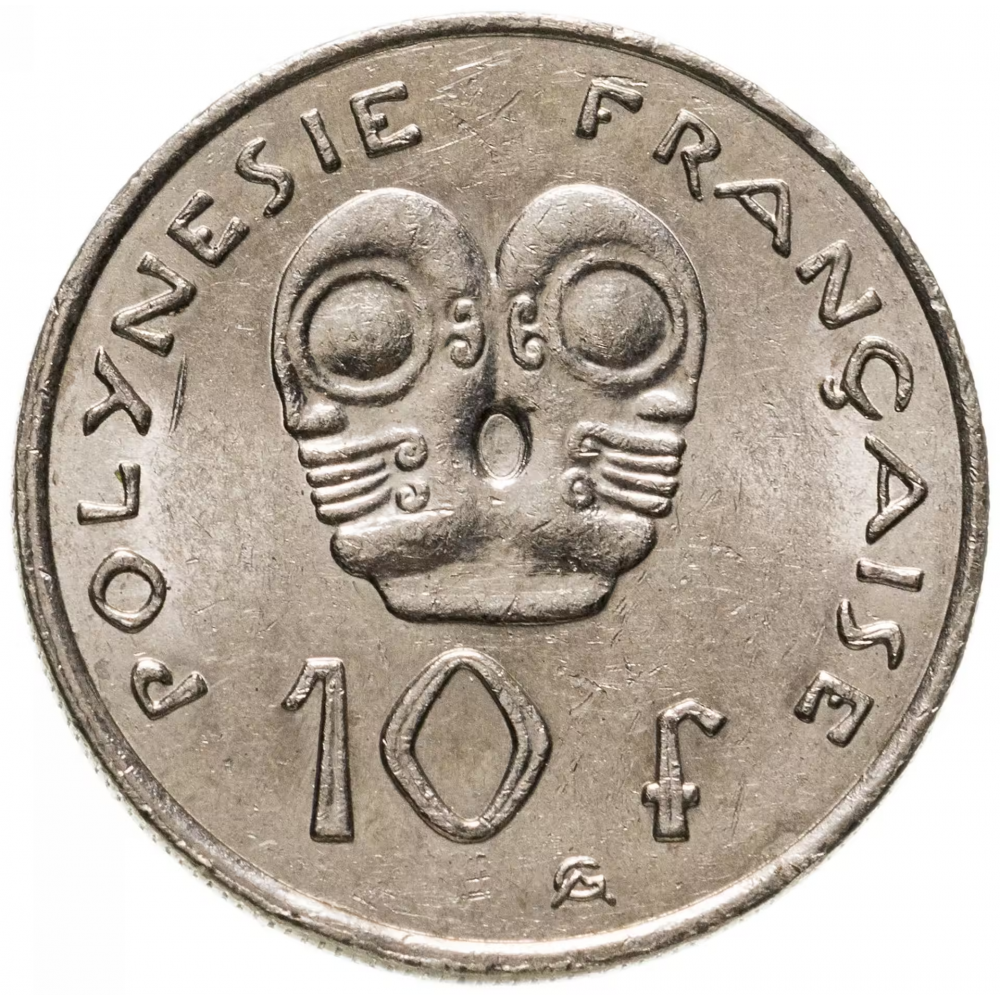 10 франков Французская Полинезия 2006-2020