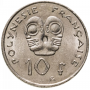 10 франков Французская Полинезия 2006-2020