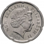 20 центов Новая Зеландия 2006-2020