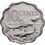 10 центов Багамы ( Багамские острова) 2007-2016 Рыба Альбула