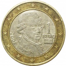 1 евро Австрия 2008