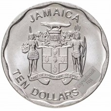 10 долларов Ямайка 2008-2018
