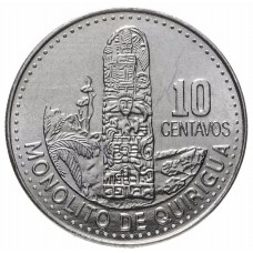 10 сентаво Гватемала 2009-2016