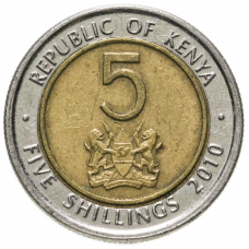 5 шиллингов Кения 2010