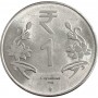 1 рупия Индия 2011-2019