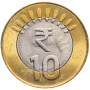 10 рупий Индия 2011-2019