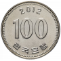 100 вон Южная Корея 2012 UNC