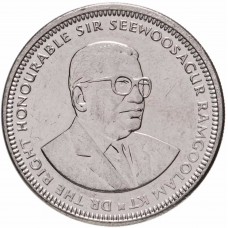 1 рупия Маврикий 2012-2020