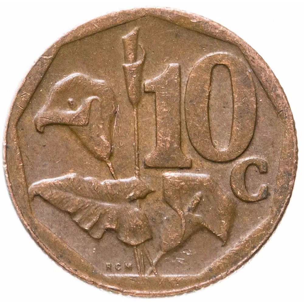 10 центов  ЮАР 2012-2020 Зантедеския (Калла)