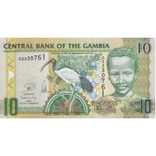  Гамбия 10 даласи  2013 UNC (Pick 26c) 