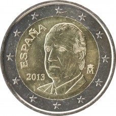 2 Евро Испания 2013
