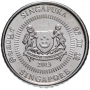 50 центов Сингапур 2013 Корабль