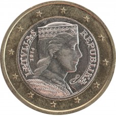 1 евро Латвия 2014