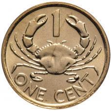 1 цент Сейшельские острова 2014 - Краб
