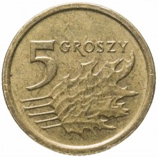 Польша  5 грошей 2014-2021