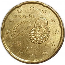 20 евро центов Испания 2014