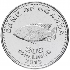 200 шиллингов Уганда 2015 - Рыба