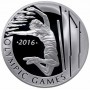 100 тенге 2013 Казахстан XXXI летние Олимпийские Игры, Рио-де-Жанейро 2016 - Прыжки с шестом, серебро 925