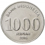 1000 рупий Индонезия 2016